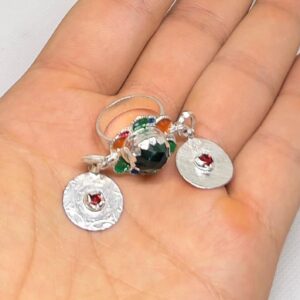 Berber Amazigh Kabyle Tuareg Ring with Coins Tribal Design