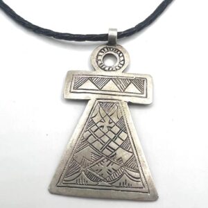 Amazigh Tuareg Sterling Silver Pendant Amulet Berber Necklace