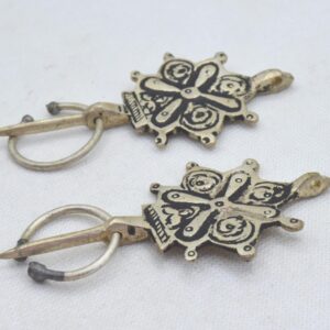 Amazigh Berber Vintage Fibula Pair Traditional Tribal Brooches