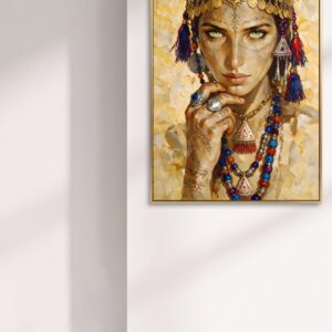 Amazigh Berber Woman Portrait Digital Download Art Print