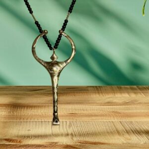 Amazigh Tuareg FEMININE Energy Beaded Tigidite Silver Amulet Necklace