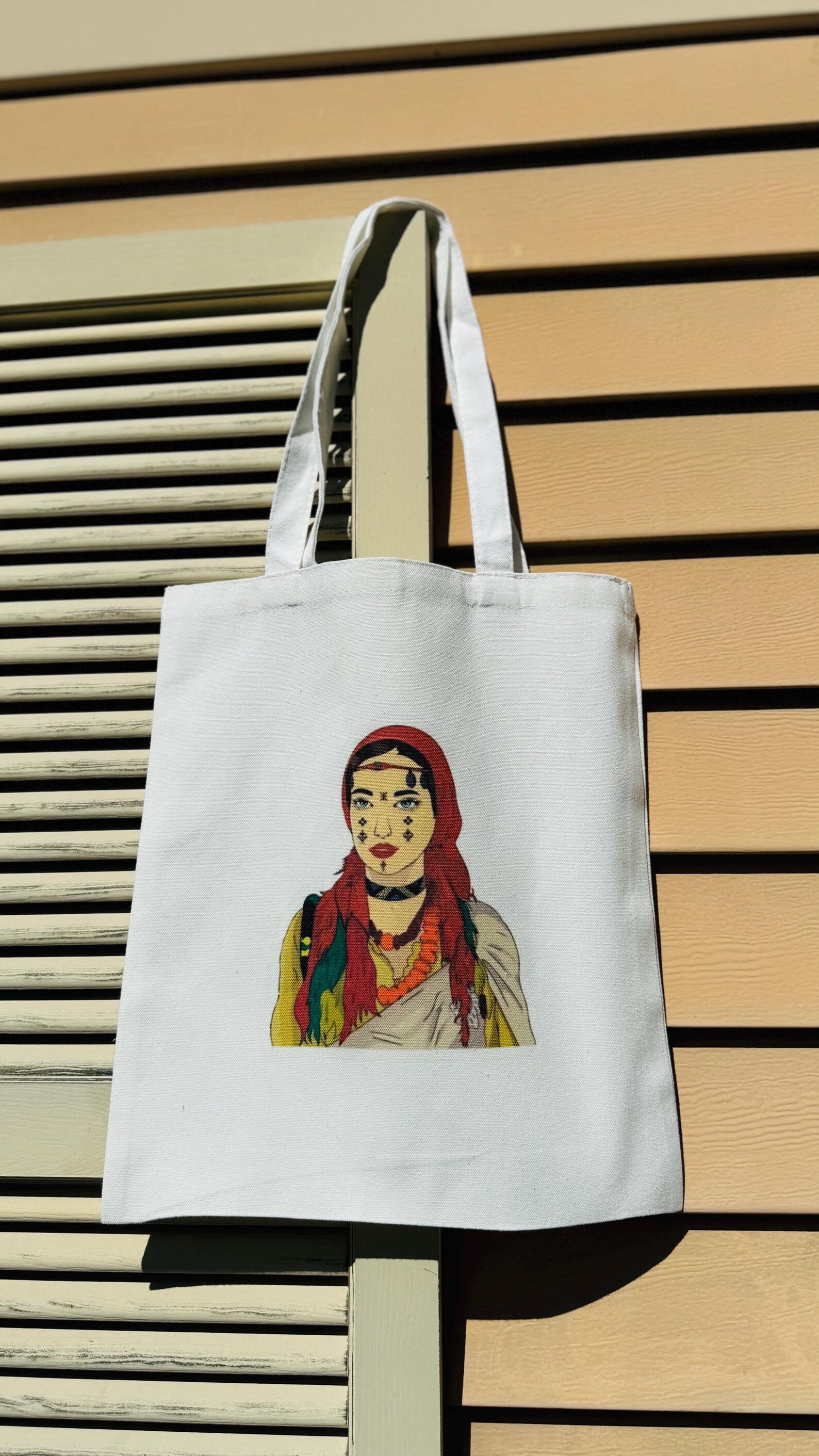 Amazigh Tote Bag with Traditional Identity Inspired Designs