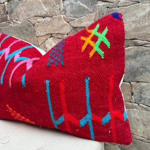 Berber Handmade Wool Pillow Cover with Traditional Cushion Design