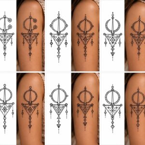 Amazigh Tazerzit Tattoo Designs Digital Download Bundle with 114 Symbols
