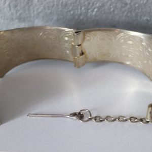 Berber Tuareg Vintage Camel Motif Silver Tone Cuff Bracelet