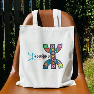 Amazigh Tote Bag with Traditional Identity Inspired Designs