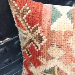 Berber Handmade Vintage Wool Pillow Cover Tribal Cushion Accent