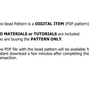 Amazigh Berber Seed Bead Miyuki Brick Stitch Earring Pattern PDF