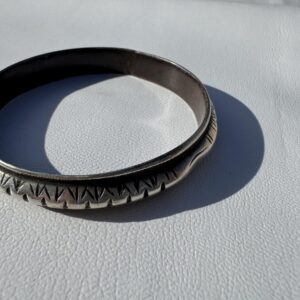Antique Berber Amazigh Silver Bracelet with Traditional Jewelry Design
