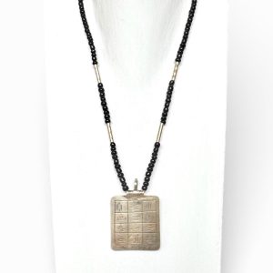 Berber Amazigh Tifinagh Protection Amulet Necklace with Pendant