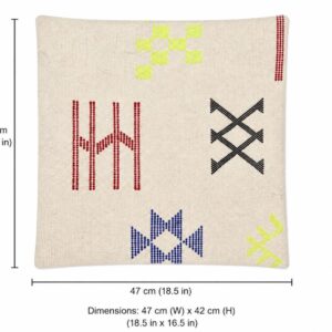 Berber Handmade Wool Pillow Covers with Amazigh Tribal Home Decor