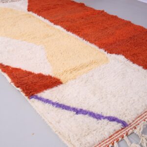 Amazigh Berber Handwoven Wool Rug Custom Living Room Design