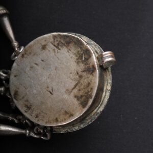 Berber Vintage Silver Pendant Necklace with Antique Tribal Design