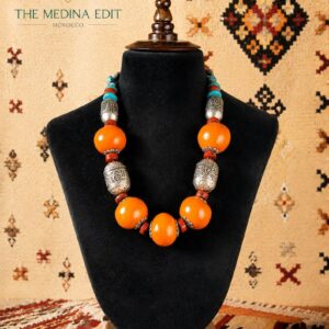 Authentic Amazigh Berber Antique Saharan Collectible Heritage Necklace