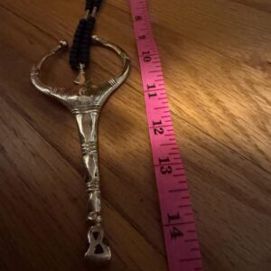 Amazigh Tuareg FEMININE Energy Beaded Tigidite Silver Amulet Necklace