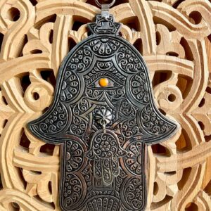 Amazigh Hamsa Hand of Fatima Evil Eye Protection Bag