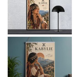 Kabyle Amazigh Yaz Four Printable Wall Art Digital Download