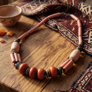 Amazigh Berber Artisanaux Vintage Handmade Heritage Cultural Necklace