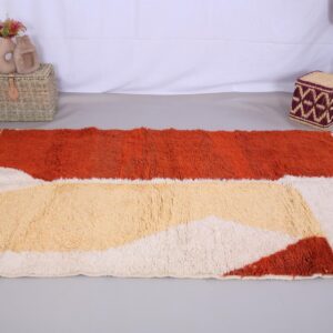 Amazigh Berber Handwoven Wool Rug Custom Living Room Design