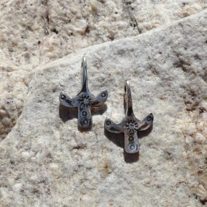 Berber Silver PENDANTS Necklace with Pomegranate Floral Motif