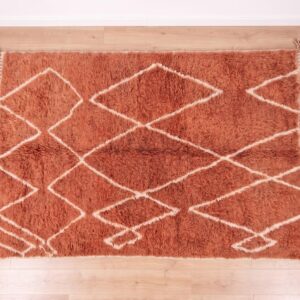 Amazigh Custom Berber Wool Rug Handmade Living Room Decor