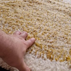 Berber Beni Ourain Handmade Wool Rug for Living Room Decor