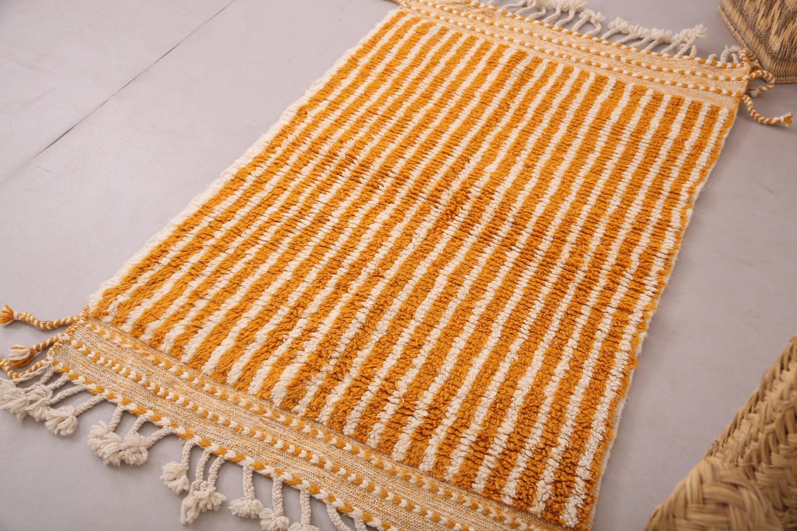 Amazigh Berber Handmade Wool Rug for Living Room Decor