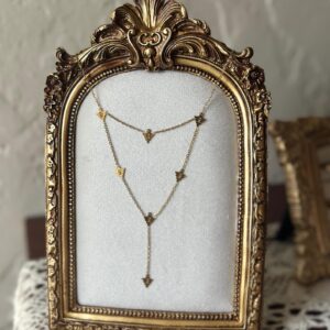 Amazigh Berber Gold Plated Triangle Necklace Stainless Steel Jewelry