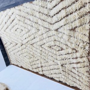 Berber Hand Knotted Beni Ourain Azilal Wool Rug