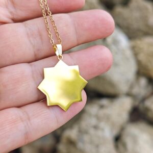 Amazigh Berber Yaz Tifinagh Symbol Stainless Steel Necklace