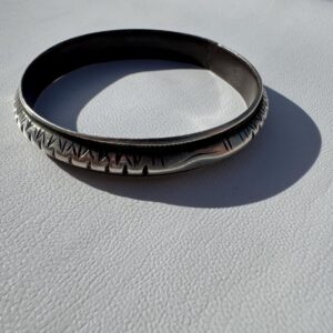 Antique Berber Amazigh Silver Bracelet with Traditional Jewelry Design