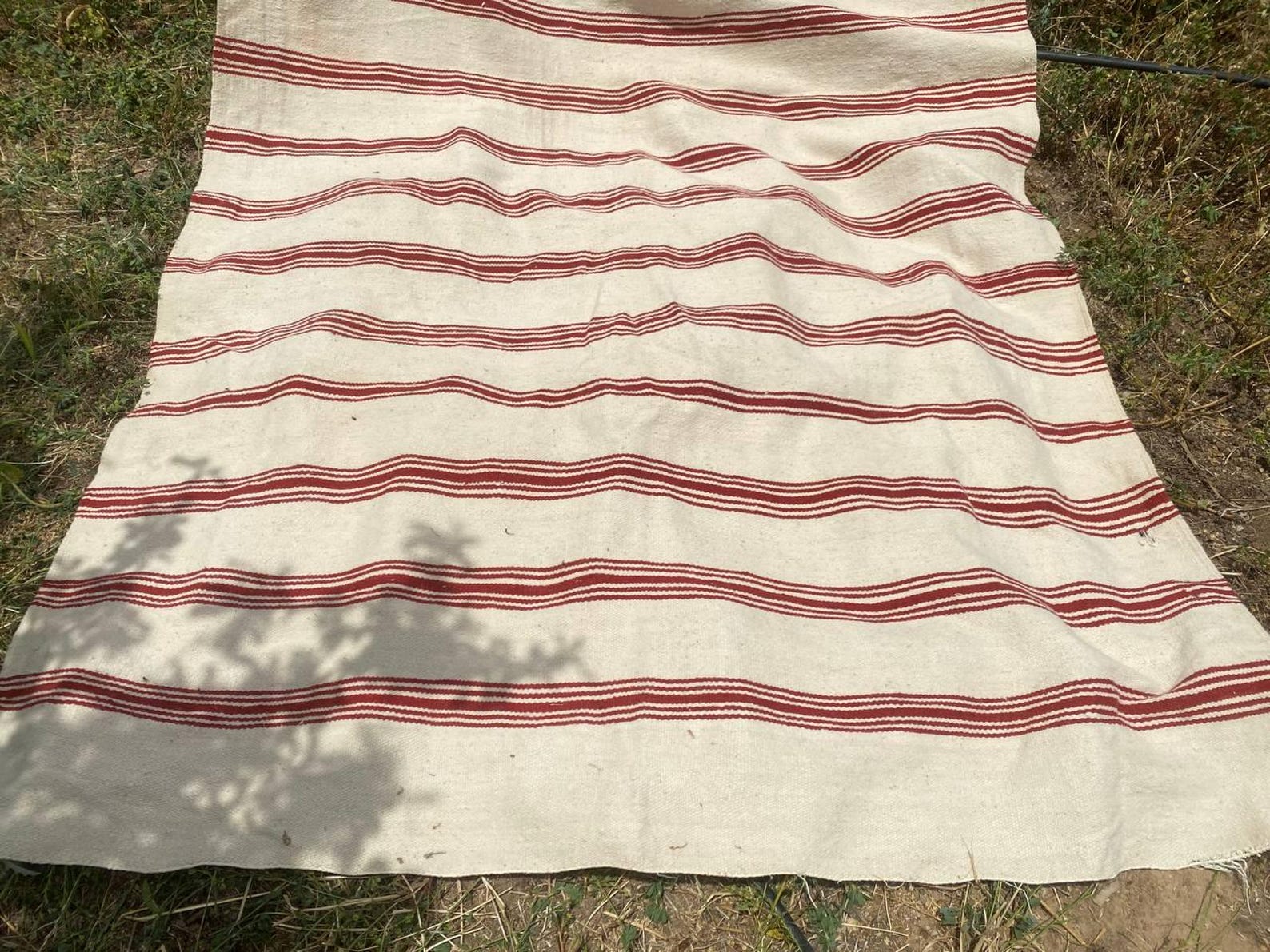 Berber Amazigh Akhnif Kilim Rug with Tribal Taznakht Design