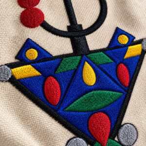 Amazigh Tote Bag Brodé Broderie Algérien Embroidered Cultural Design