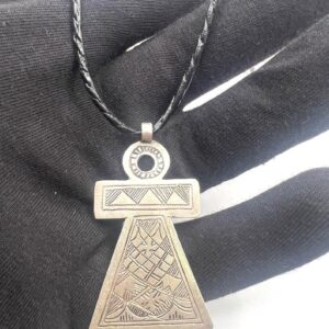Amazigh Tuareg Sterling Silver Pendant Amulet Berber Necklace