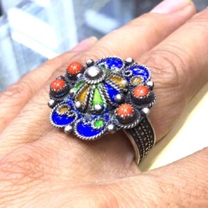 Berber Tuareg Ancienne Massif Silver Ring Handmade Tribal Jewelry