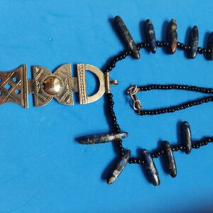 Tuareg Berber Amazigh Vintage South Cross Necklace with Beads