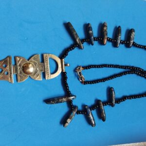 Tuareg Berber Amazigh Vintage South Cross Necklace with Beads