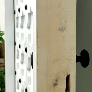Amazigh CUSTOM Carved Cedar Moorish Wooden DOOR Berber Design