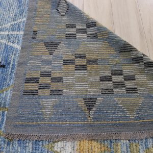 Berber Afghan Area Rug with High Pile Which Geometric