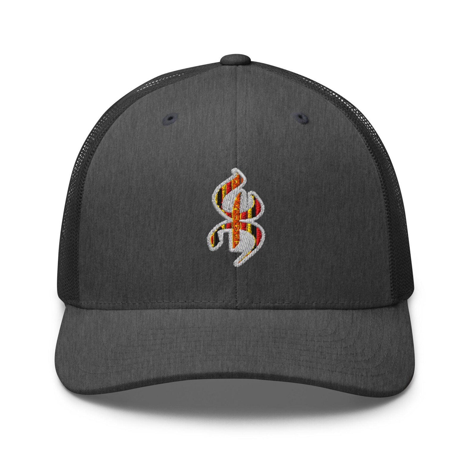 Amazigh Classic Trucker Cap with Mesh Back Panel Motif