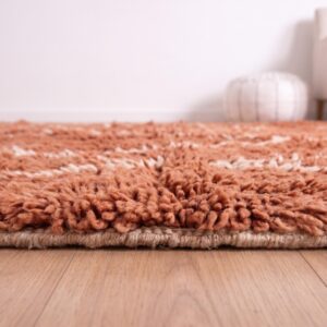 Amazigh Custom Berber Wool Rug Handmade Living Room Decor