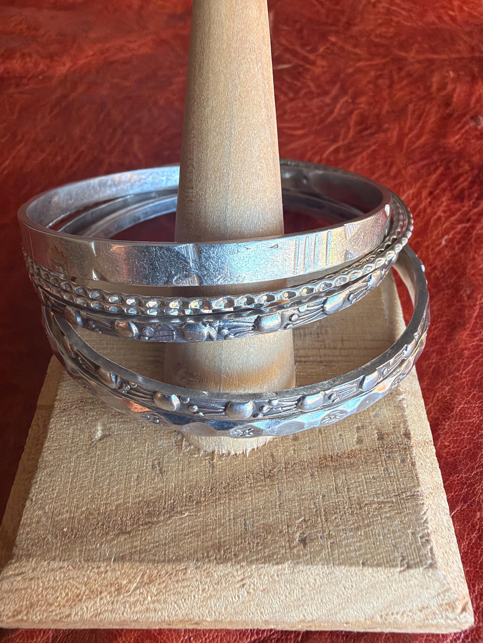 Amazigh Berber Bracelet Jewelry Set with Vintage Bangles Styles