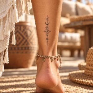 Amazigh Berbères Tatouage Motifs Géométrique PNG Bundle Digital Download Collection
