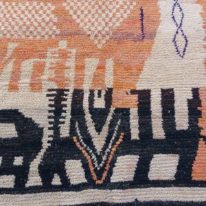 Amazigh Berber Custom Abstract Wool Geometric Area Rug