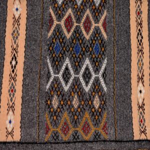 Amazigh Traditional Artisanal Wool Carpet Design Heritage Rug