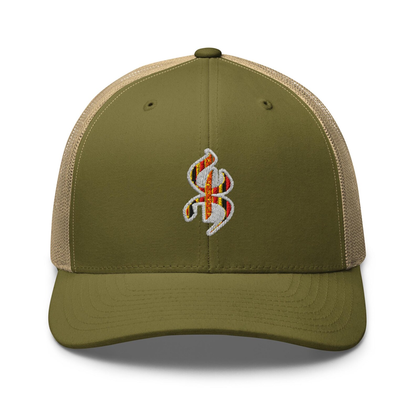 Amazigh Classic Trucker Cap with Mesh Back Panel Motif