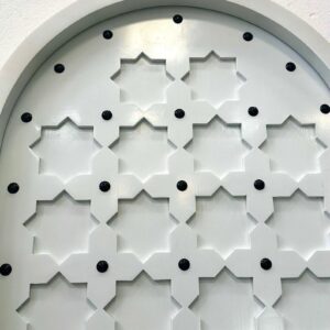 Amazigh CUSTOM Carved Cedar Moorish Wooden DOOR Berber Design
