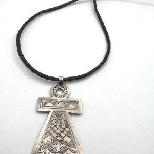 Amazigh Tuareg Sterling Silver Pendant Amulet Berber Necklace