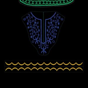 Amazigh Embroidery Design Machine Digital Download featuring motifs perfect Files