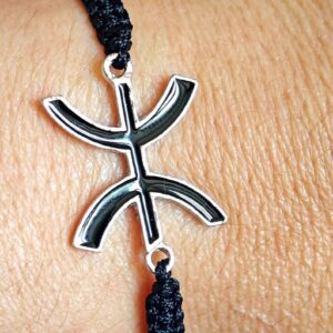 Amazigh Berber Kabyle Yaz Symbol Heart Bracelet Stainless Steel